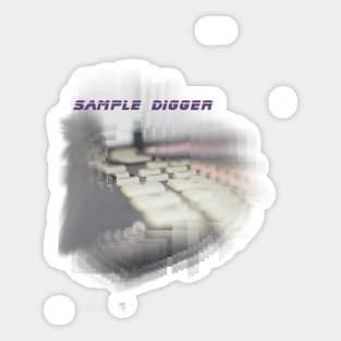 Sample Digger Sticker